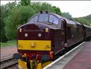 The Royal Scotsman pulls into Garelochhead Station